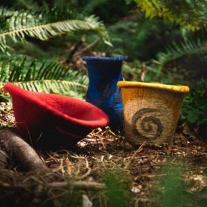 Wet Felted Vessels, Sept 27, 2025