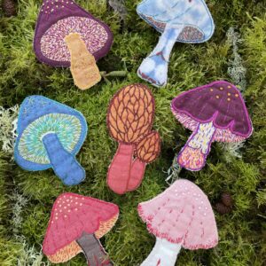 Magical Mushroom Embroidery - March 7, 2026